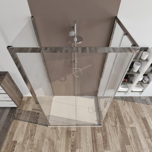 Box doccia tre lati vetro - doccia,